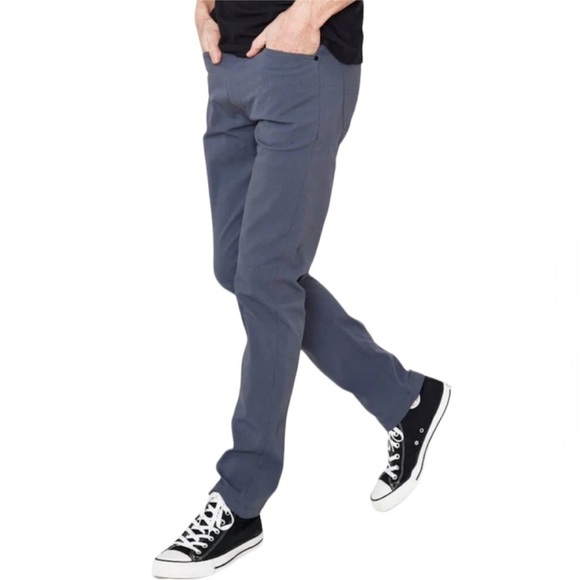 Western Rise AT Pant Slim Fit Blue Gray Men’s 34x32 New - Picture 1 of 12